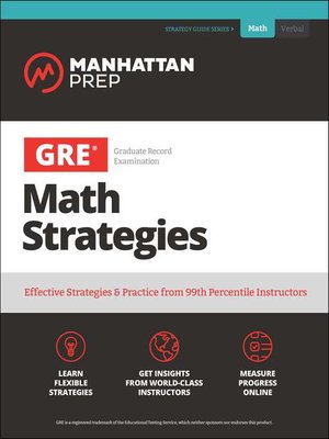 cover image of GRE Math Strategies: Effective Strategies & Practice from 99th Percentile Instructors